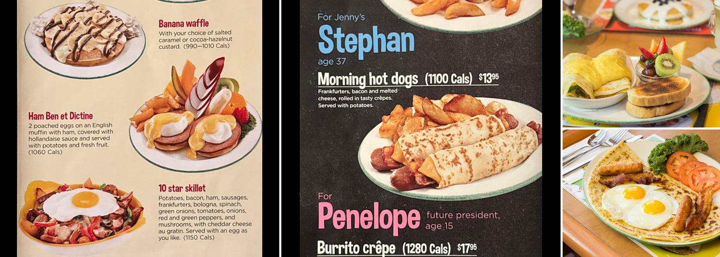 Cora Breakfast and Lunch Menu