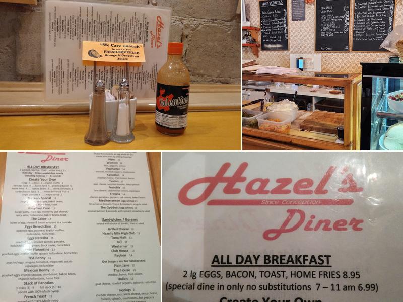 Hazel's Diner Menu