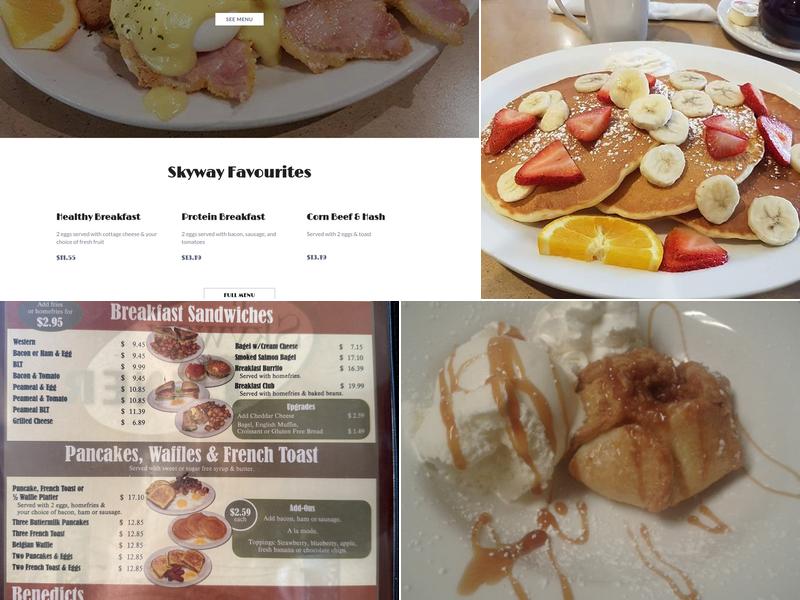 Skyway Diner Menu