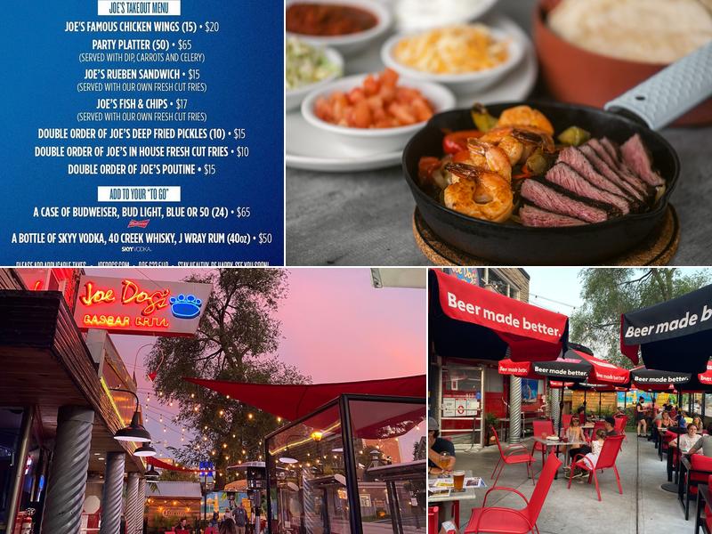 Joe Dog's Gasbar Grill Menu