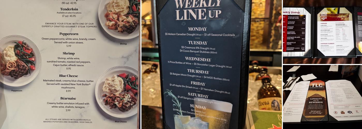 Turtle Jack's Mapleview Menu