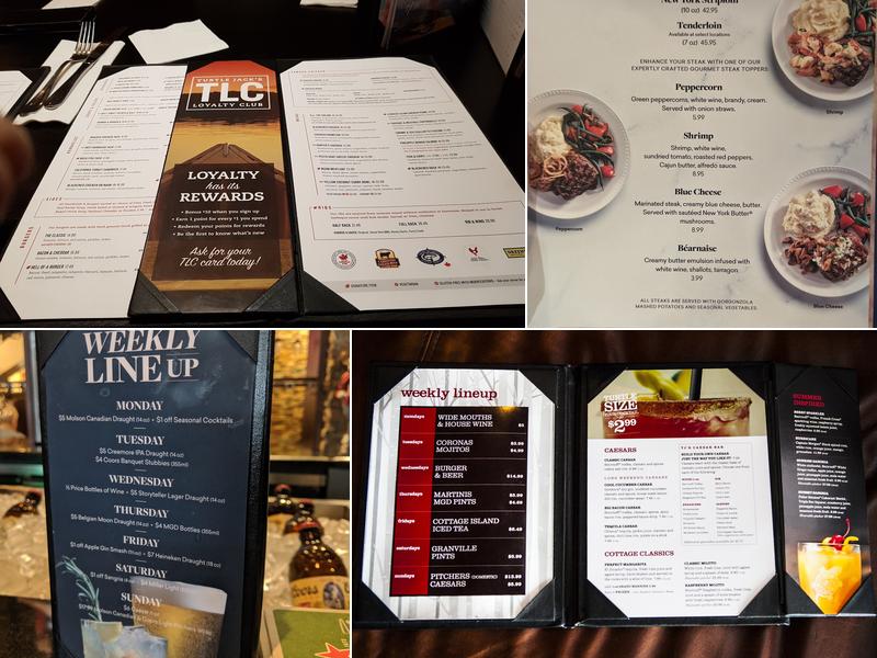 Turtle Jack's Mapleview Menu