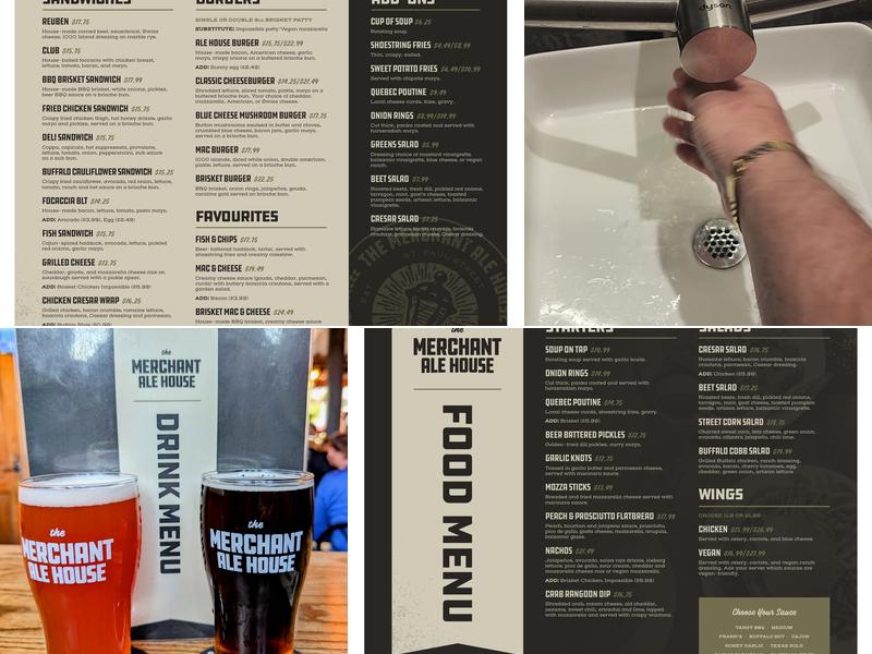 The Merchant Ale House Menu