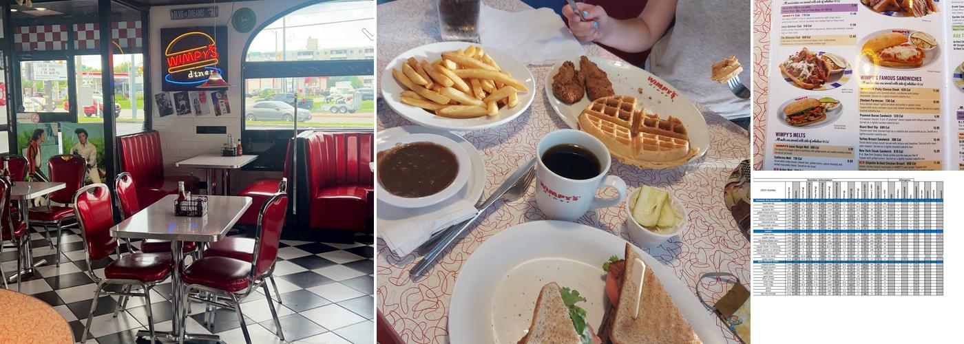 Wimpy's Diner Menu