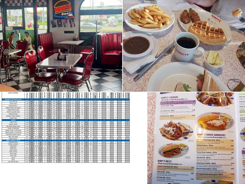 Wimpy's Diner Menu