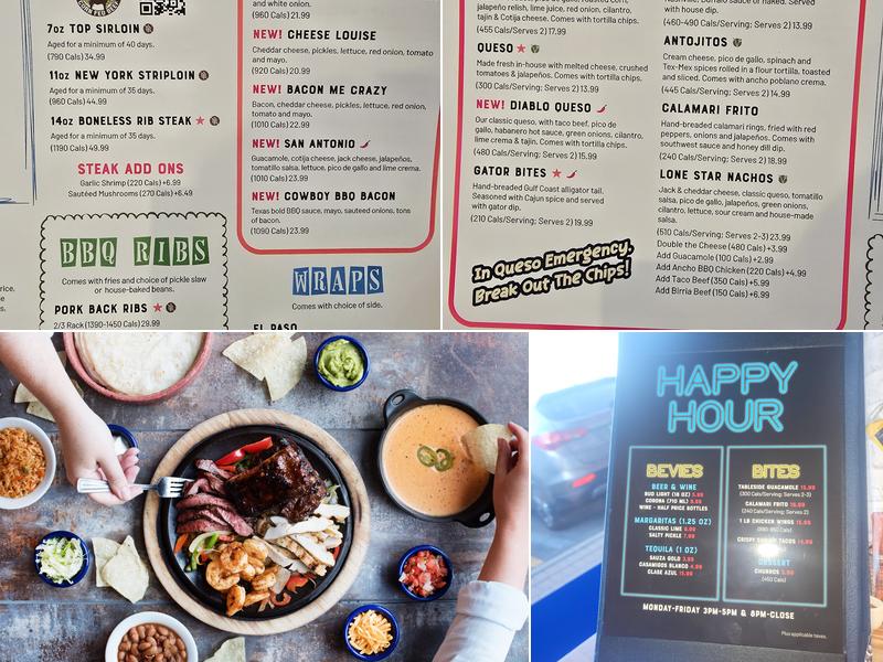 Lone Star Texas Grill Menu