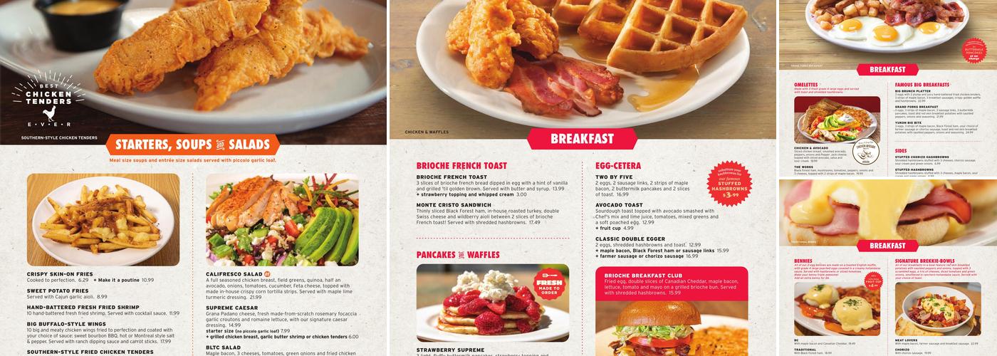 Ricky's All Day Grill - Leduc North Menu