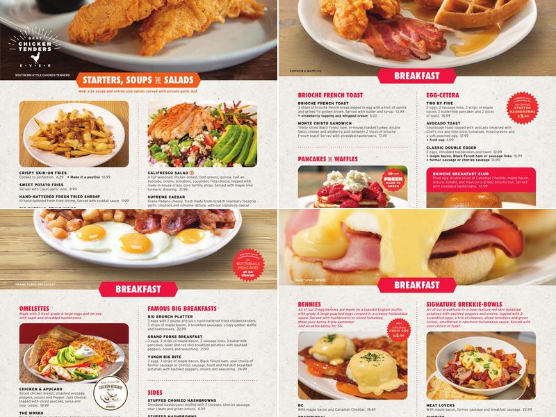 Ricky's All Day Grill - Leduc North Menu