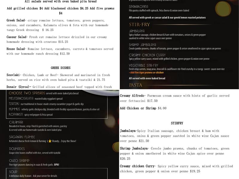 Something Else Restaurant Menu