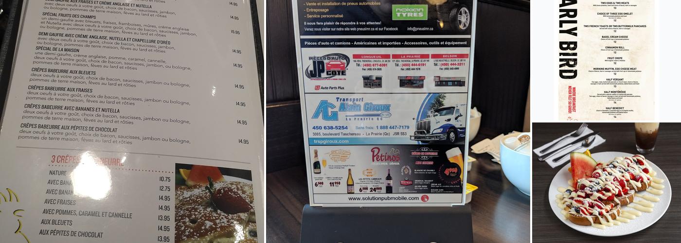 Petinos La Prairie Menu