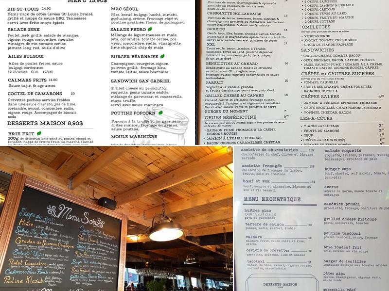 Pot Masson Menu