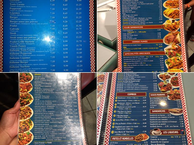 Restaurant Rest-Poutine Menu