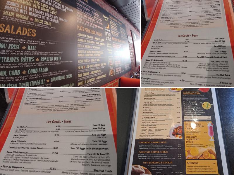 Orange Café Menu