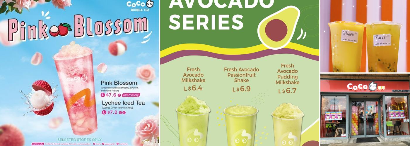 CoCo Fresh Tea & Juice Menu