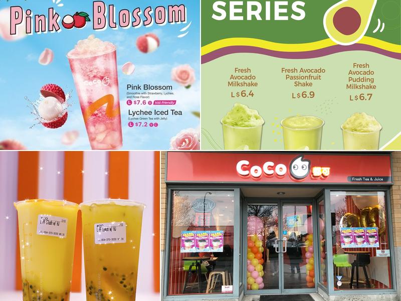 CoCo Fresh Tea & Juice Menu