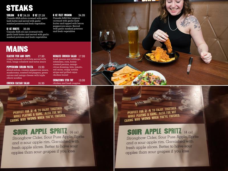 MR MIKES SteakhouseCasual Menu