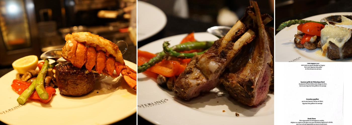 Sterlings Steakhouse Menu