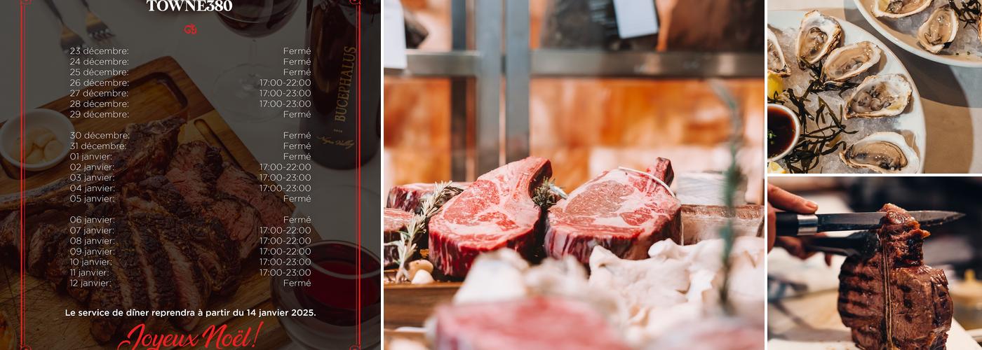 TOWNE380 Steakhouse Menu