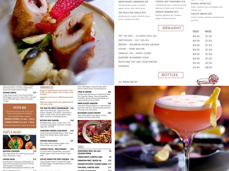 The Wild Fig Restaurant + Bar Menu