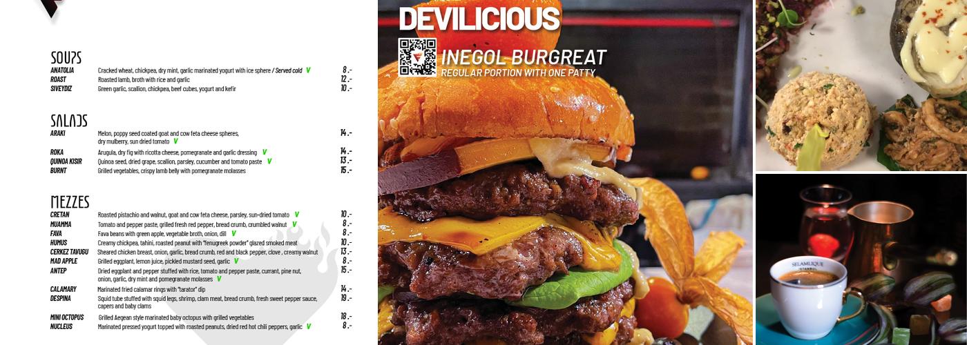 Flame Food+Design | Neo Anatolian | Fusion Turkish Cuisine Menu