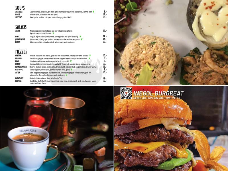 Flame Food+Design | Neo Anatolian | Fusion Turkish Cuisine Menu