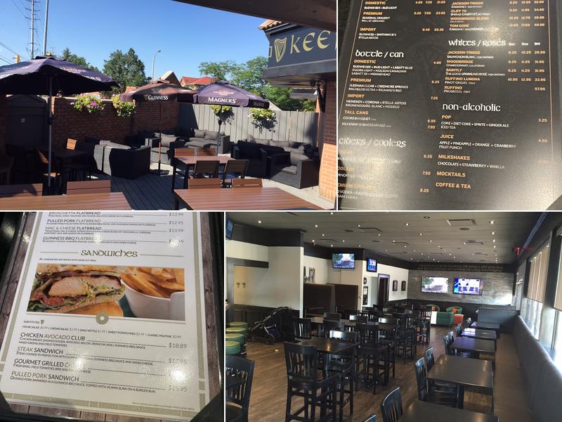 Keenan's Irish Pub Menu