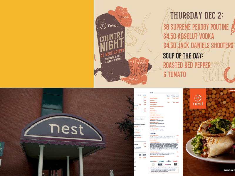 Nest at NAIT Menu