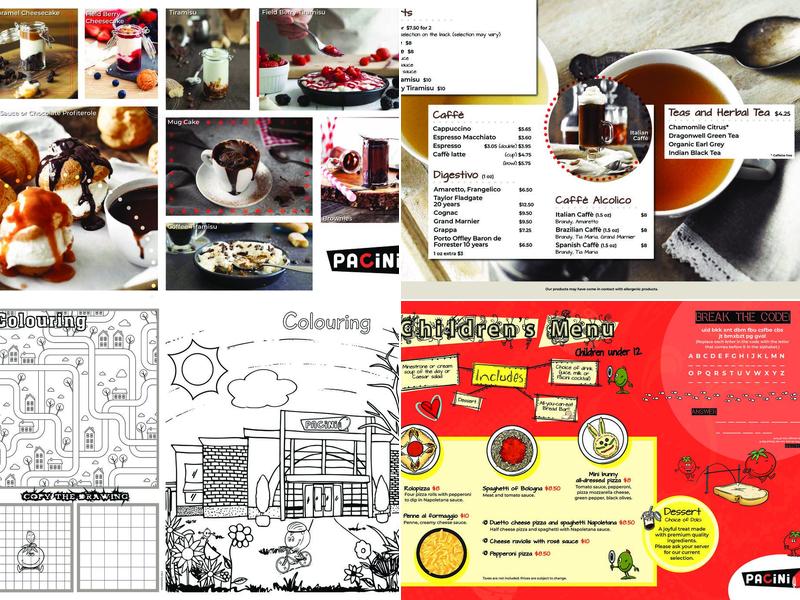 Pacini Menu