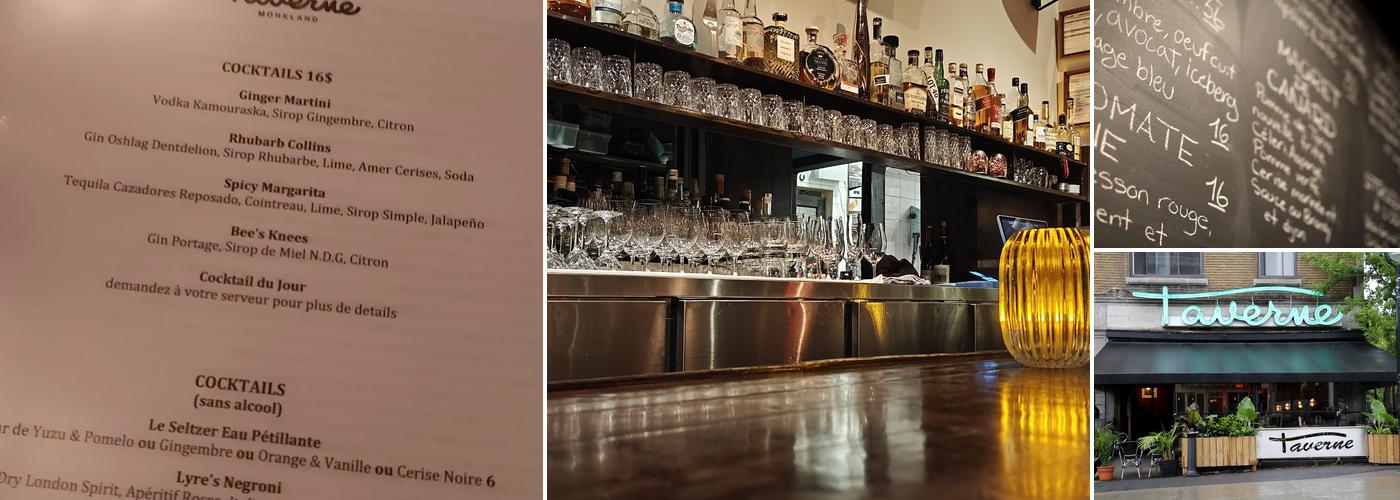 Taverne Monkland / Monkland Tavern Menu