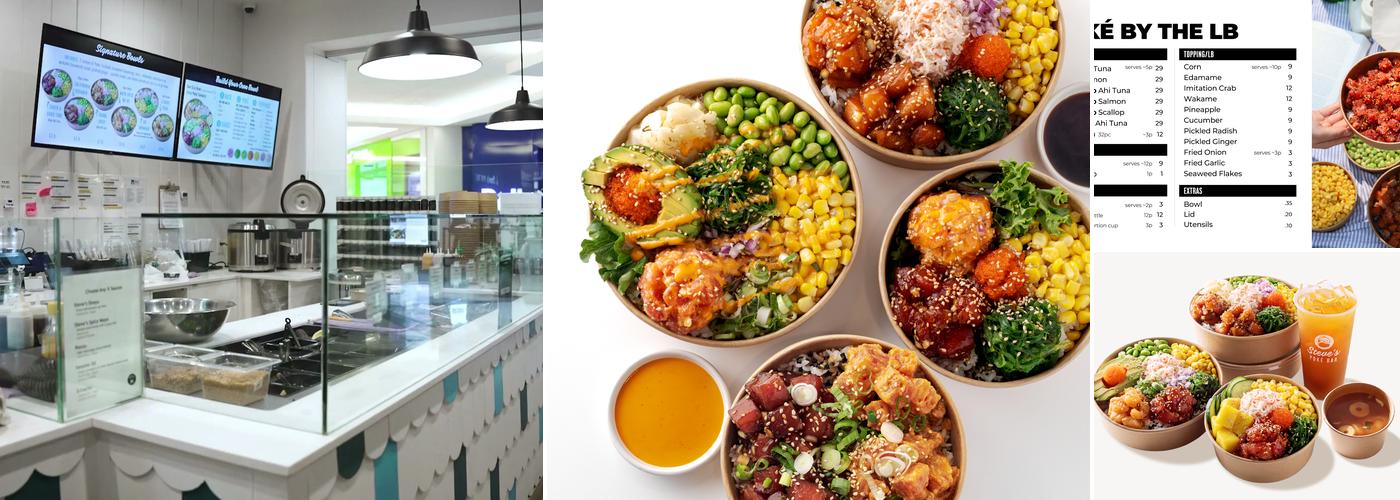 Steve's Poké Bar Menu