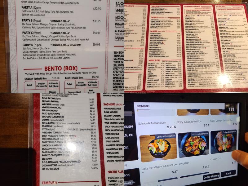 Sushi & Roll Menu