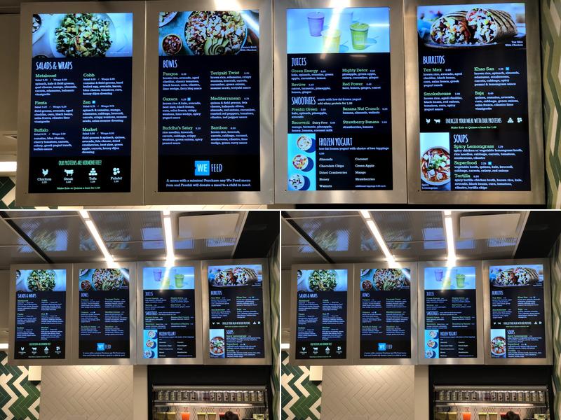 Freshii Menu