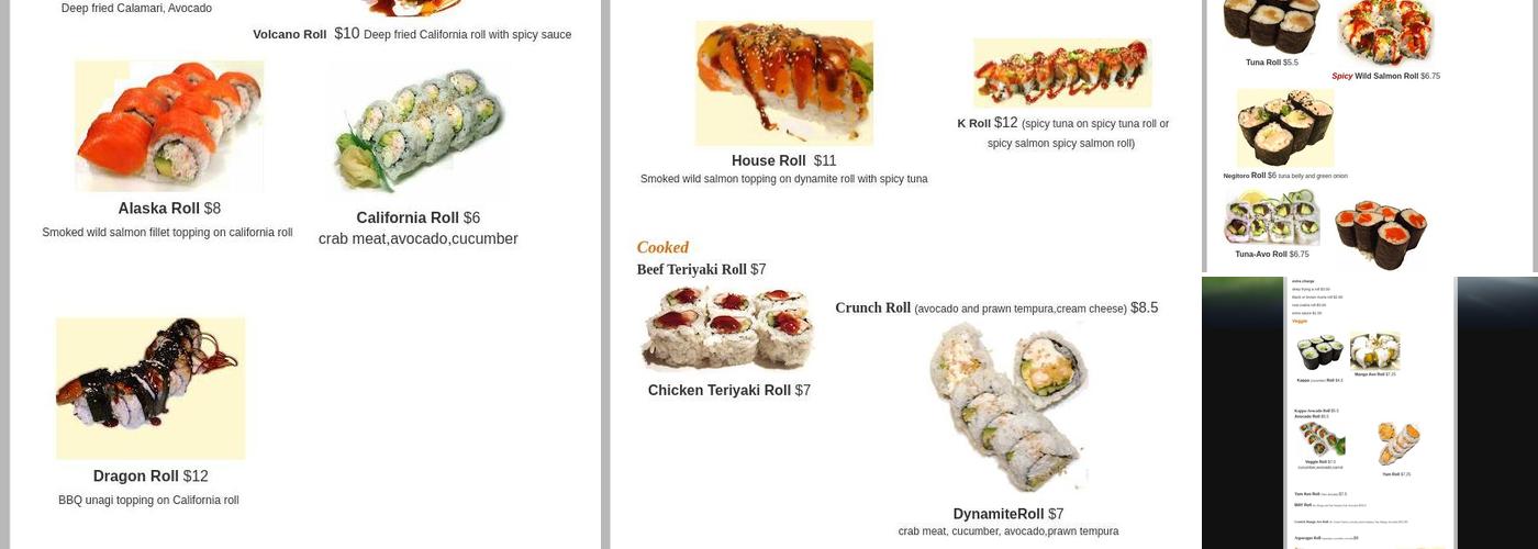 Sushi Boss Menu
