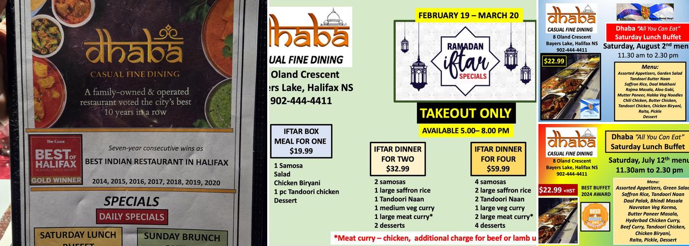 Dhaba Express Menu