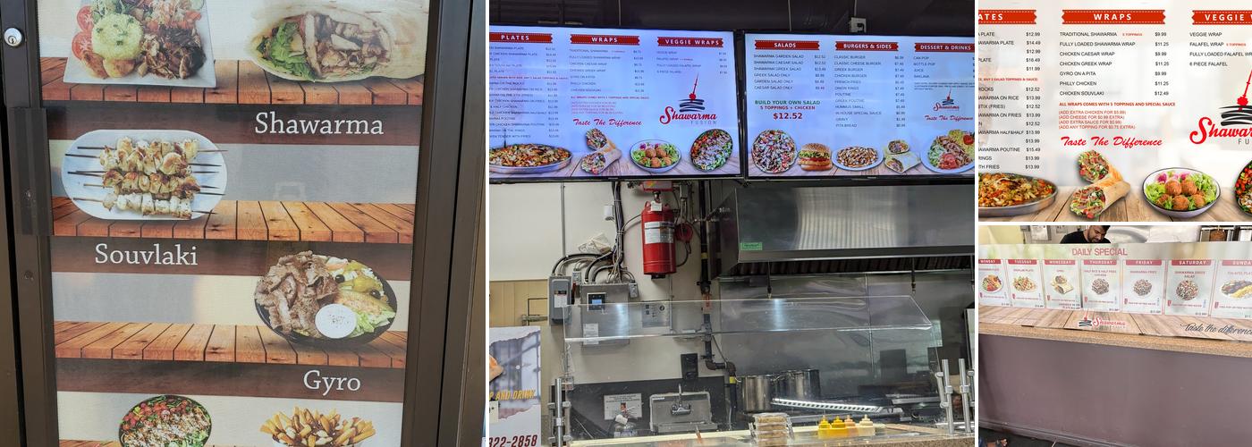 SHAWARMA FUSION Menu