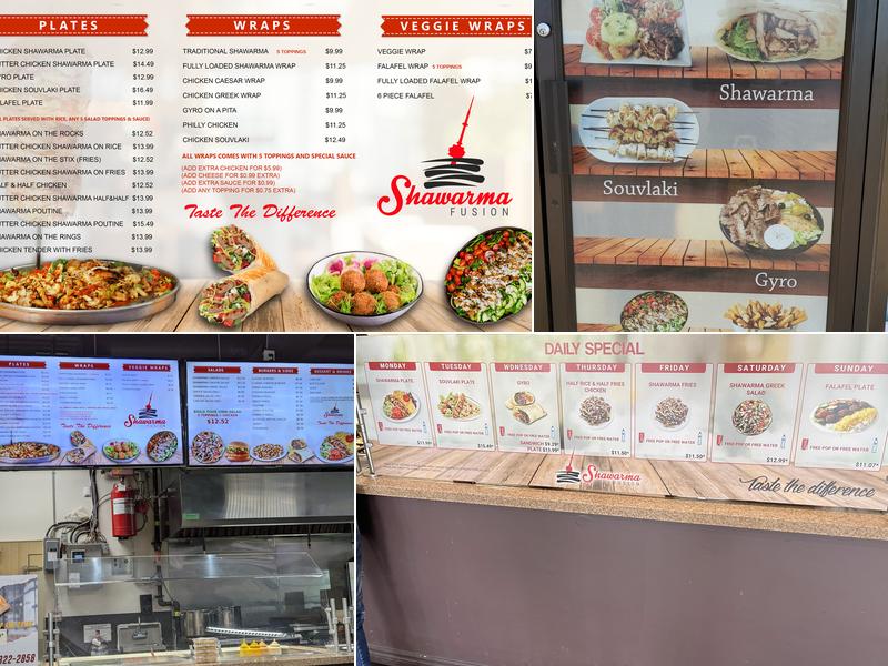 SHAWARMA FUSION Menu