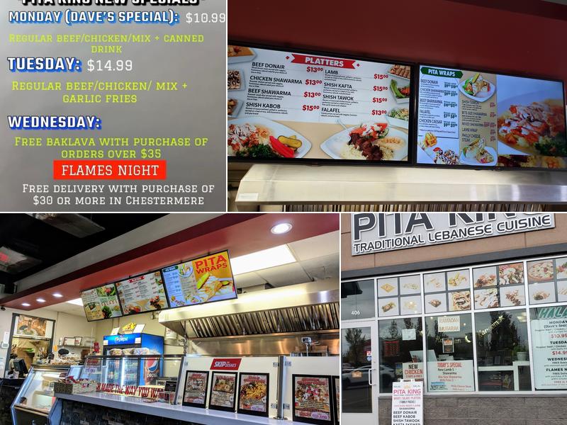 Pita King Menu