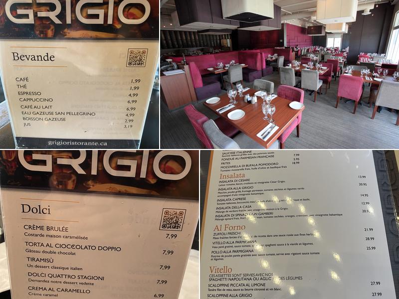 Grigio Menu