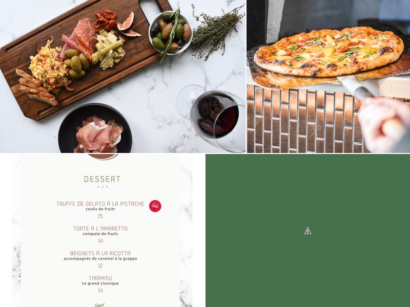 La Tomate Blanche Menu