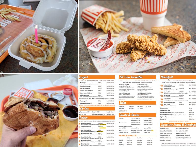 Whataburger Menu