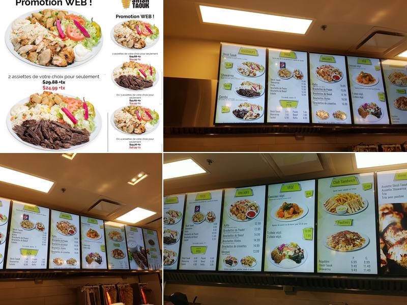 Restaurant Shish Taouk Menu
