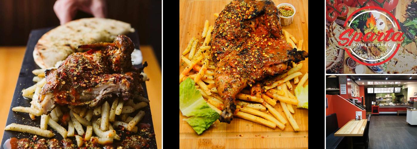 Restaurant Sparta Chicken Sherbrooke Menu