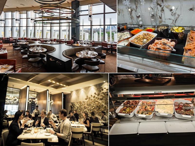 Pavillon 67, buffet gourmand