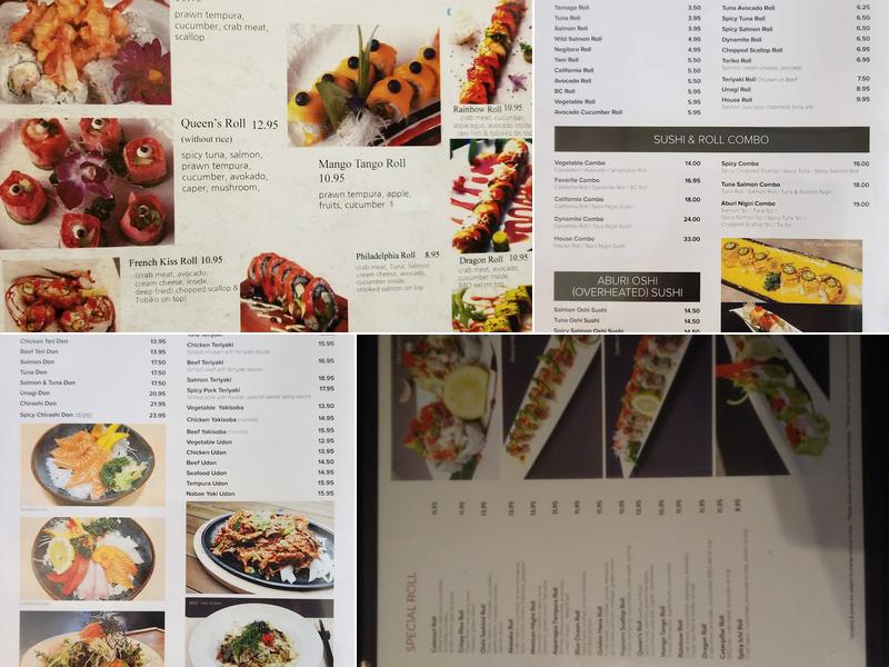 Akasaka Menu