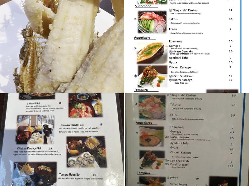 Shintaro Sushi Japanese Restaurant Menu