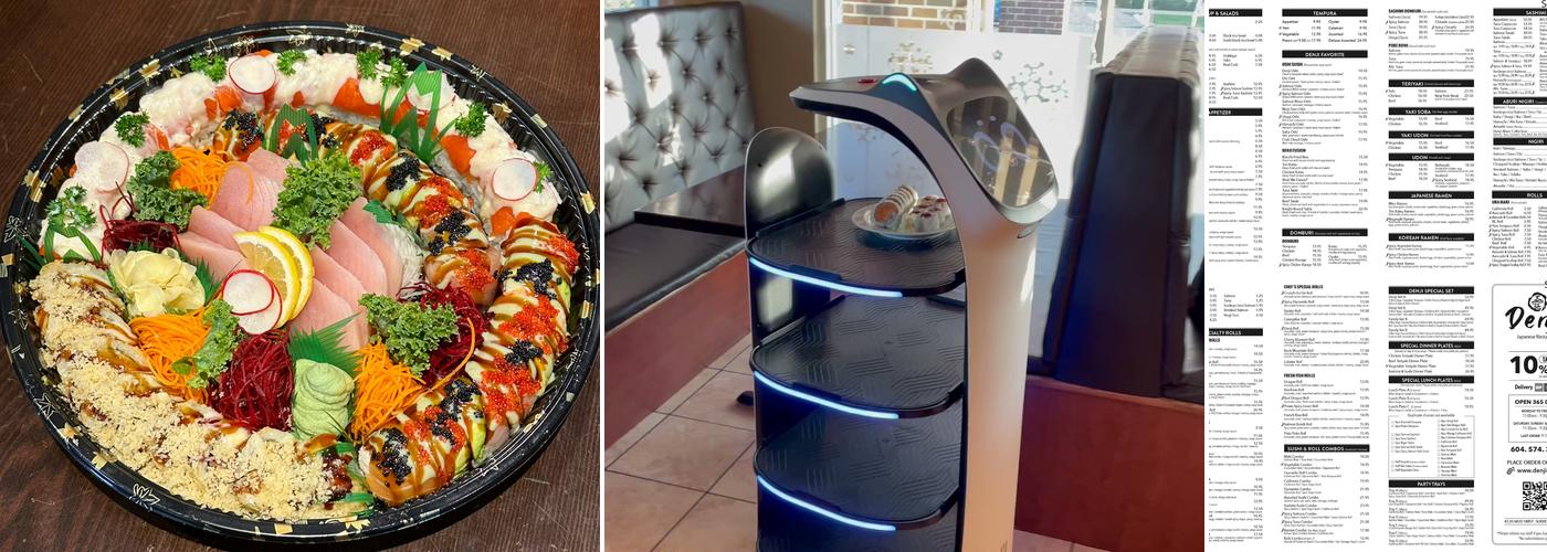 Denji Sushi Japanese restaurant Menu