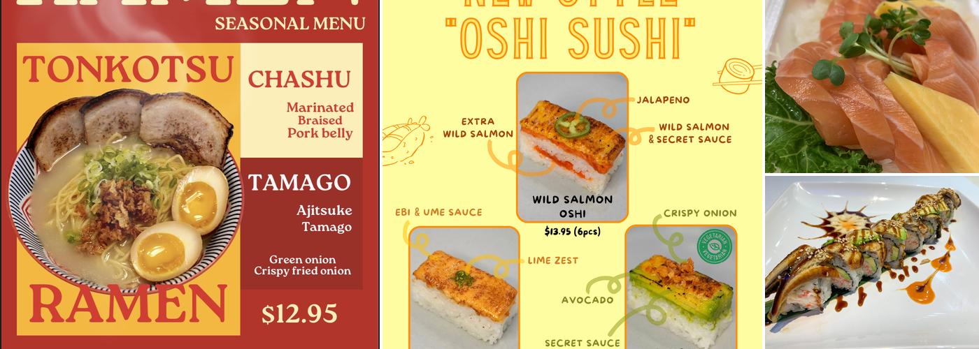 Woomi Sushi Menu