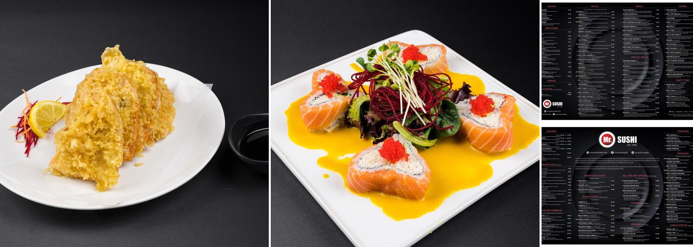 Mr Sushi Lynn Valley Menu