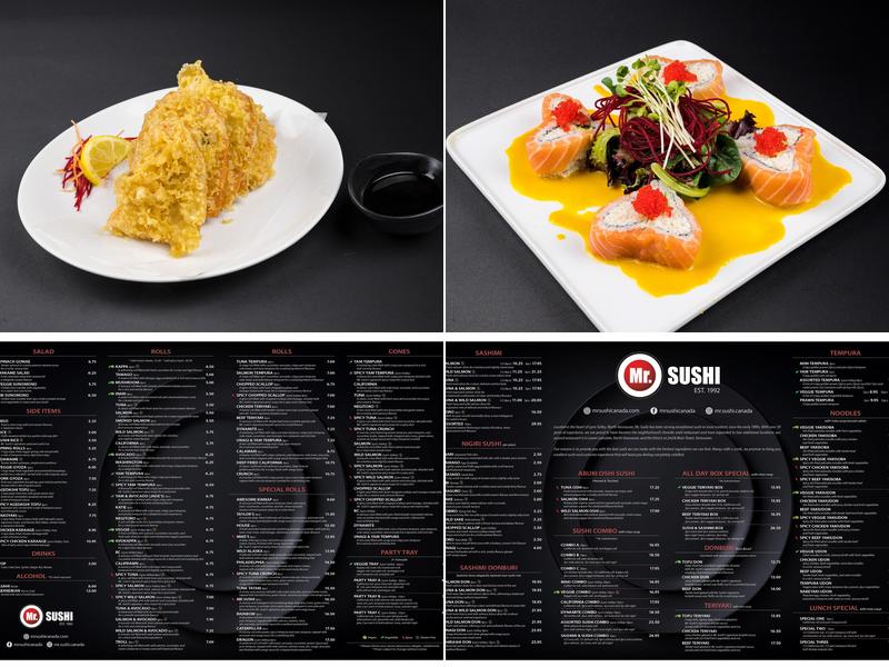 Mr Sushi Lynn Valley Menu