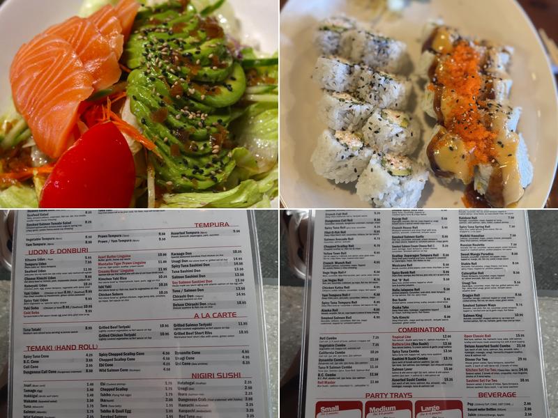 Sushi California Menu
